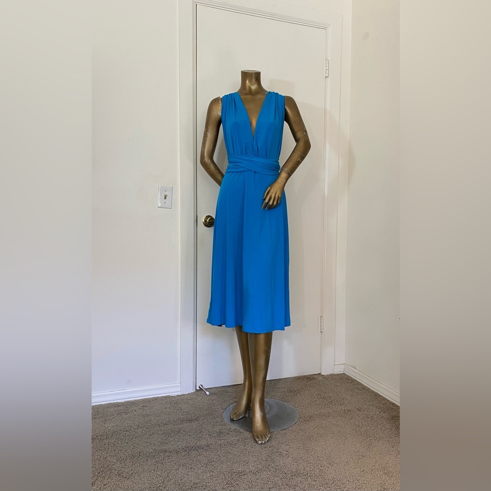 Avon Convert Into Style Dress 💙Blue Wrap Dress 💃 - Picture 3 of 10